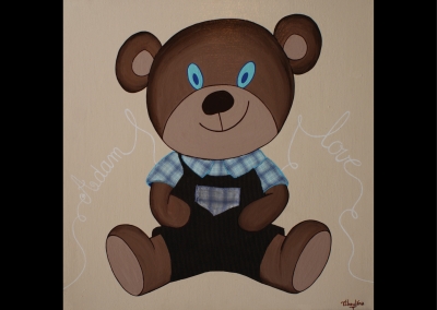 "Nounours Love Adam" (40/40 cm)