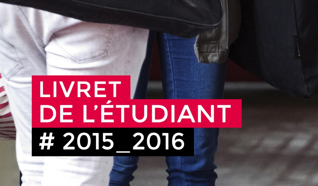 Livret de l'étudiant 2015-2016 / L'Ecole de design Nantes Atlantique